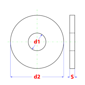 +Fasteners® Sluitring Verzinkt M12, 50 Stuks