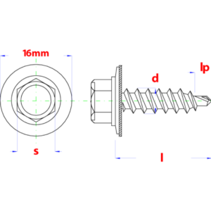 +Fasteners® Dakpanplaatschroeven Ø5,50x75 Zn 200 st.