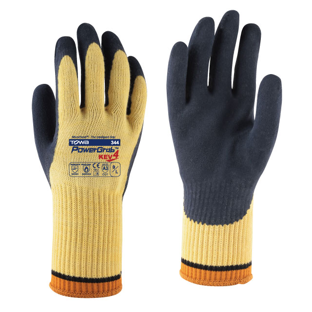 Towa: Kevlar handschoen Microfinish latex gecoat