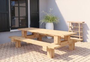 Picknicktafel Boss lariks/douglas 250x180