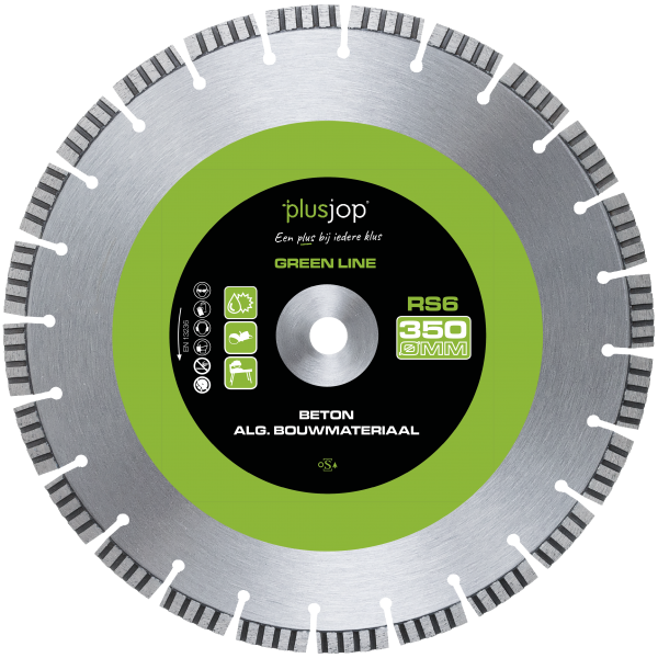 Plusjop® Diamantzaagblad RS6 350/25,4 mm