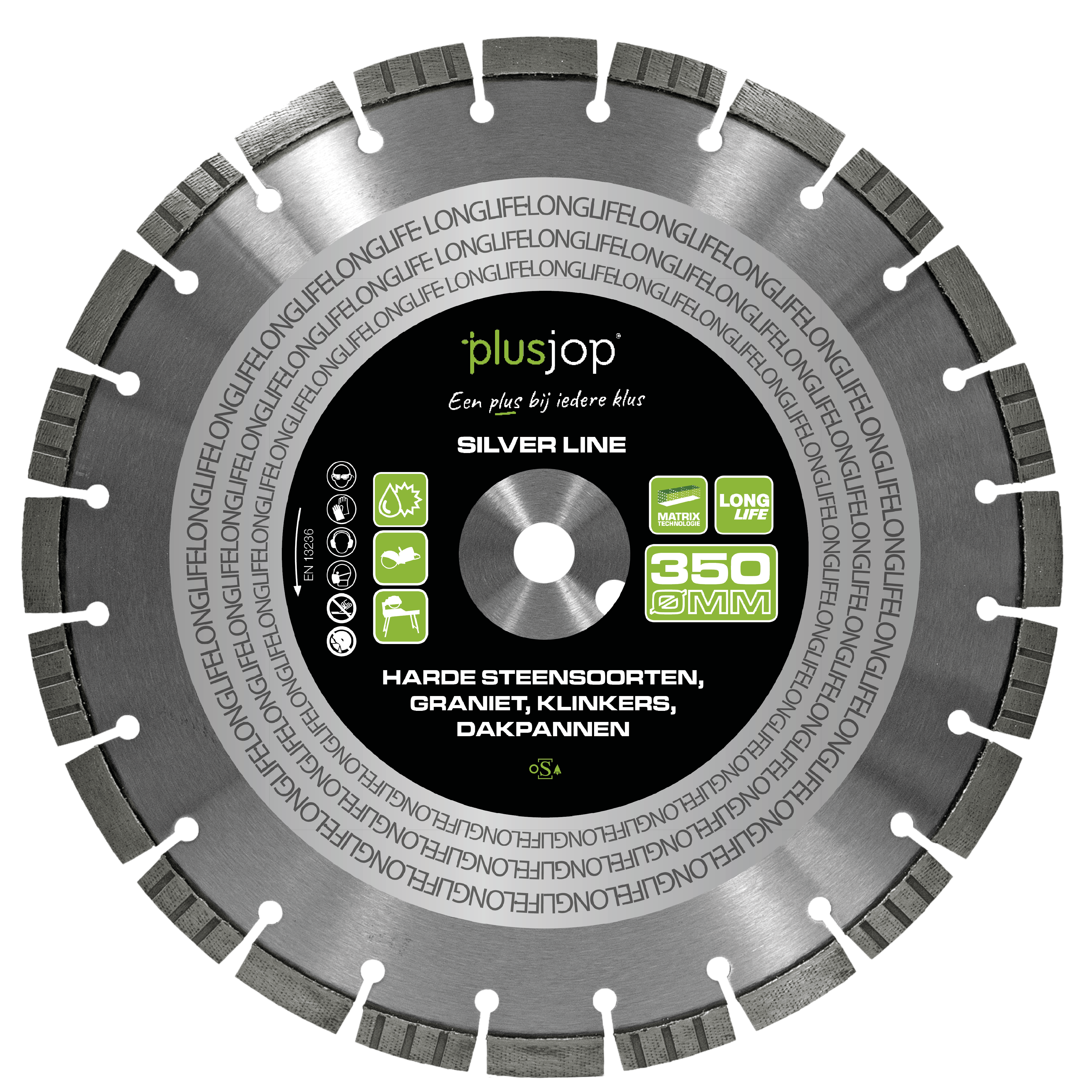 Plusjop® Diamantzaagblad Silver-Line Longlife 400/25,4 mm