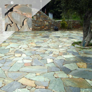 +Garden Flagstones Green Karistos 20-35mm P/M²