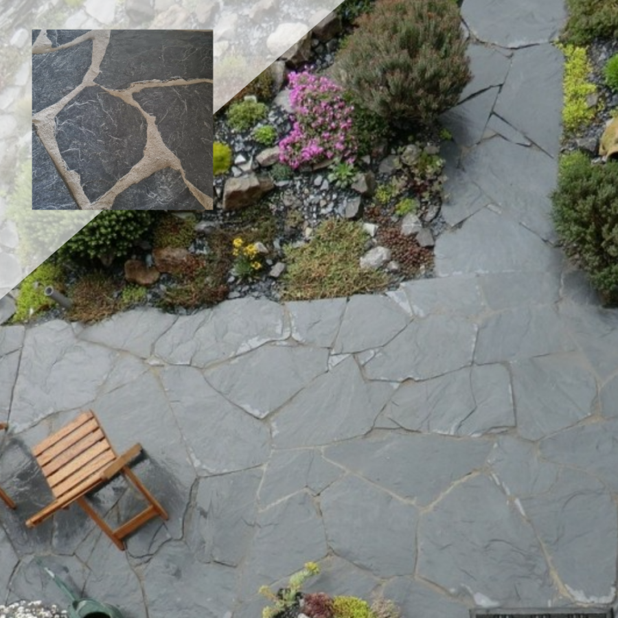 Flagstones Black