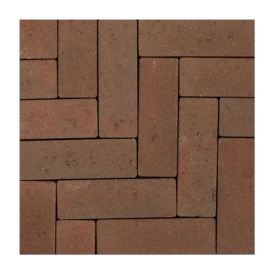 Strackstone+ 21x7x8 cm Wijnrood-havanna-per M2