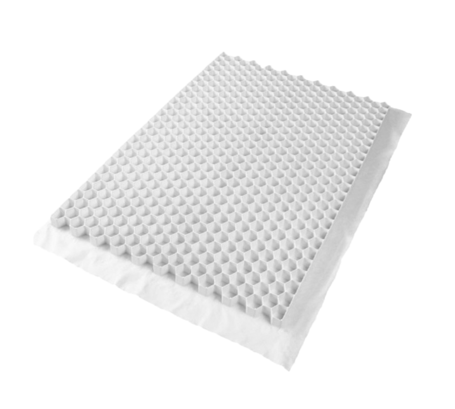 Grindmat wit, Grindmat 120 x 80 x 4 cm wit