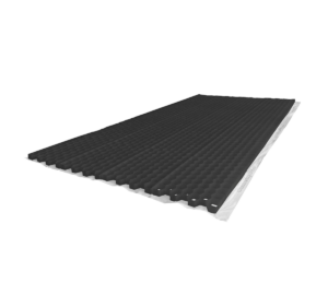 Grindmat 120 x 80 cm zwart, grindplaat zwart, Plusjop,