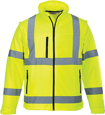 Hi-Vis Softshell Jack (3L)