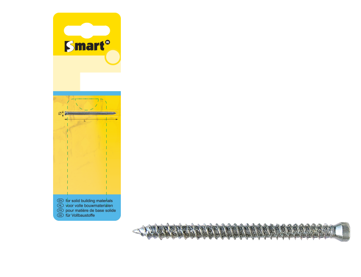 Kozijnschroef CK-T30 Ø7,5x72 Zn 6 st.