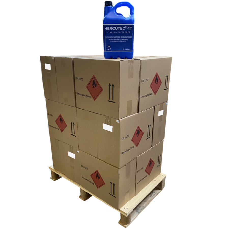 Hercutec 4-takt Alkylaatbrandstof Mini-Pallet 54 Stuks