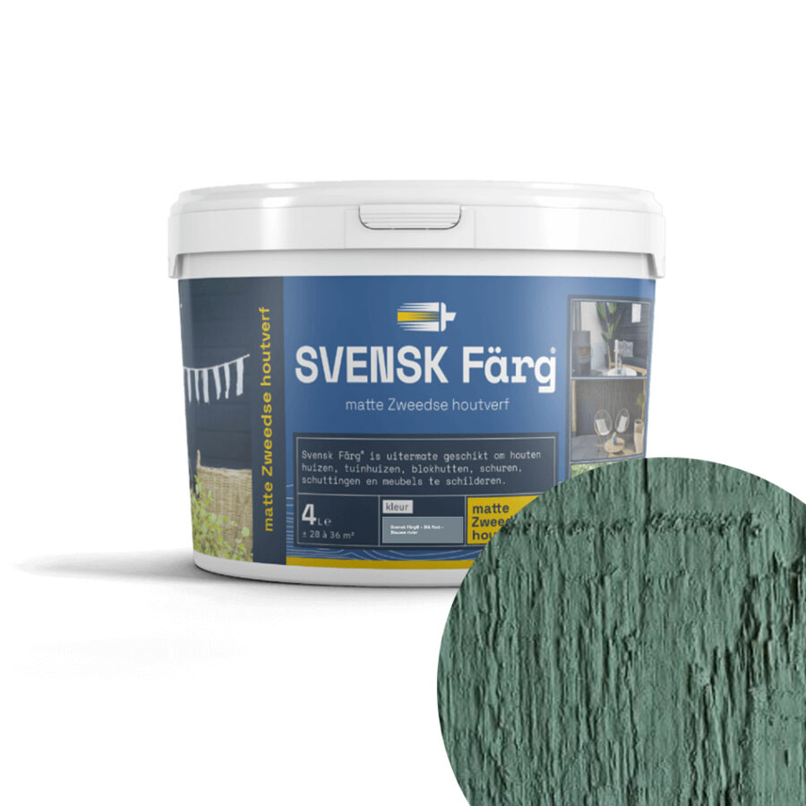 Svensk Farg® | Groene Edelsteen | houtverf | 4L