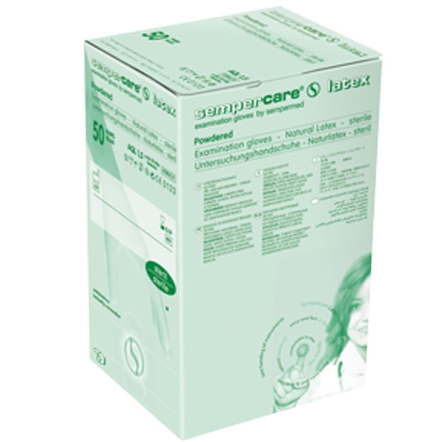 Sempercare Latex sterile 50 stuk/ per stuk steriel