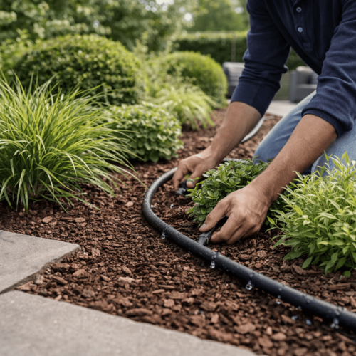 hoe leg je een druppelslang aan