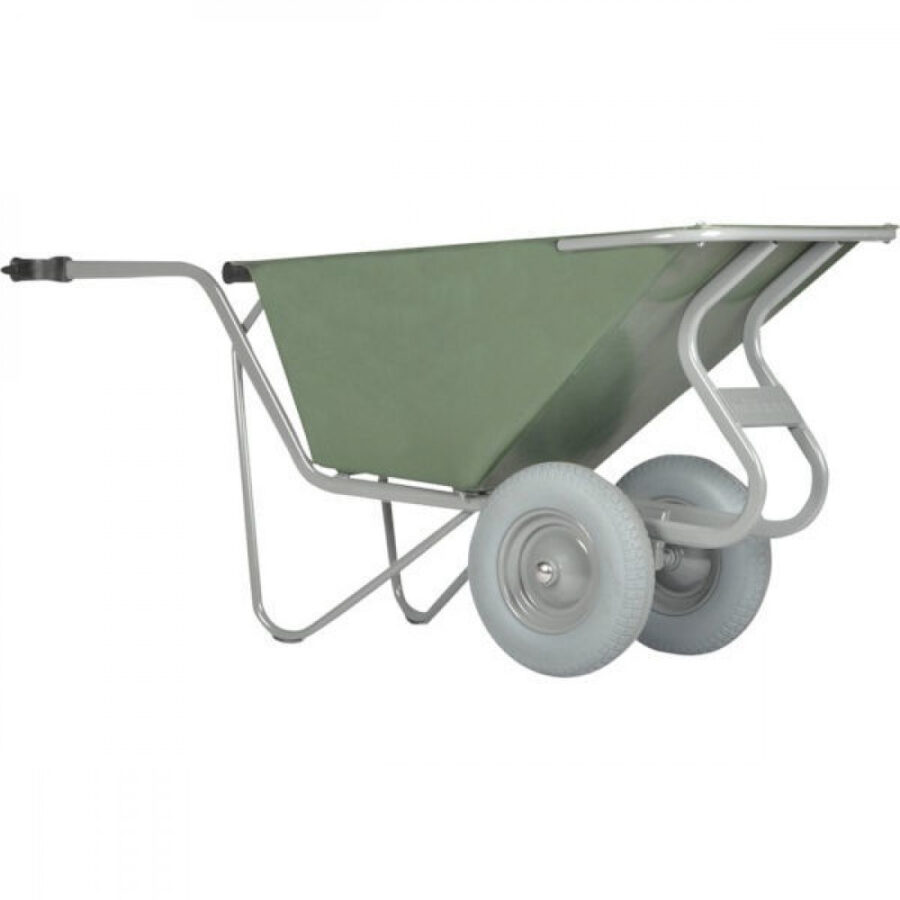 Kruiwagen Noka 160 v.v. 2 luchtband en polyester bak, 2 wielige uitvoering
