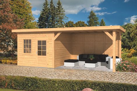 Doe het zelf overkapping Holten blanke wanden