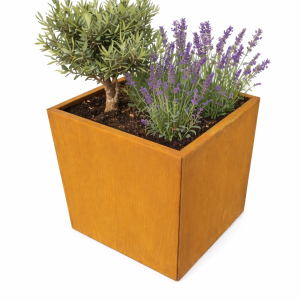 plantenbalk cortenstaal 40x40x40