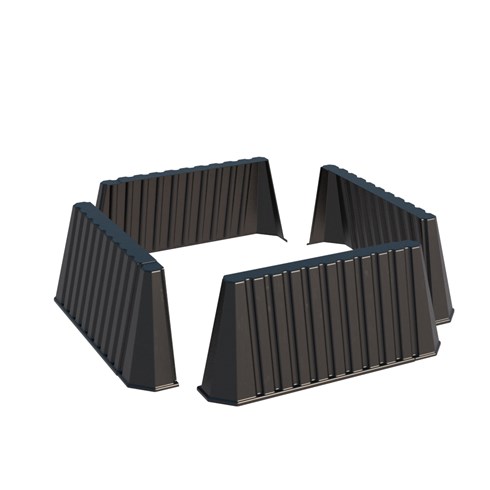 RootBarrier® RootPanels® Pyramid 137 mtr breedte 55cm